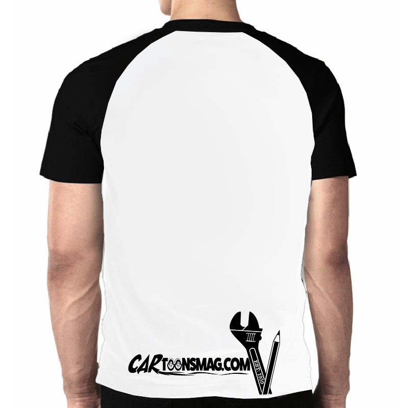 CARtoons T-Shirt (Baseball Design) - Size 2XL Left
