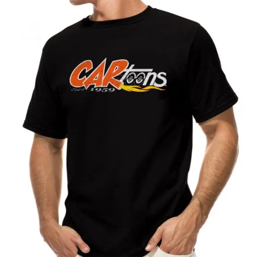 CARtoons T-Shirt (Aged Logo) - Size S Left