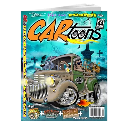 CARtoons Issue #44 about all Types of Car Culture related. Chris Jacobs Shorty Joel Balboa