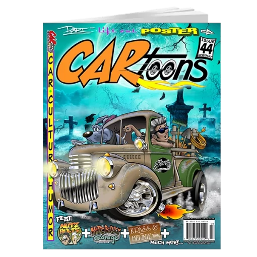 CARtoons Issue #44 about all Types of Car Culture related. Chris Jacobs Shorty Joel Balboa