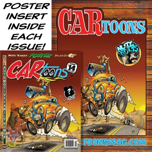 CARtoons Issue #14 about all types of Car Culture related. Martin Bros Customs