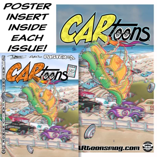 CARtoons Issue #11 3D Variant about everything Oval track Racing related.