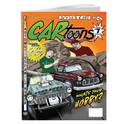 CARtoons Issue #7 about everything from Slot Cars, Die-cast, Model Kits, Remote Controls Cars, etc related. What's Your Hobby?