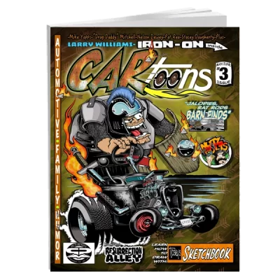 CARtoons Iron-on Edition Issue #3 about everything Rat Rod, Jalopies & Barn Find related.