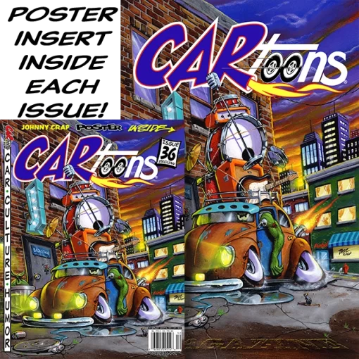 CARtoons Issue #36 about all Types of Car Culture related. Nichols Custom Shop