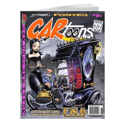 CARtoons Issue #33 about all Types of Car Culture related. Farmtruck AZN Addams Family