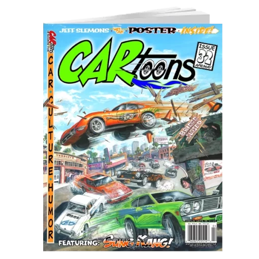 CARtoons Issue #32 about all Classic Imports related. Fast Furious JDM Sung Kang