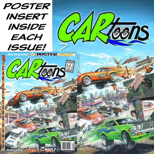 CARtoons Issue #32 about all Classic Imports related. Fast Furious JDM Sung Kang