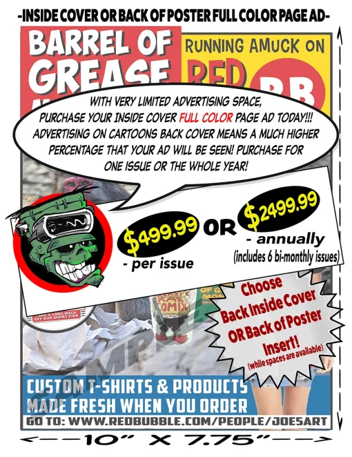 Full Inside Back Cover Color Page AD